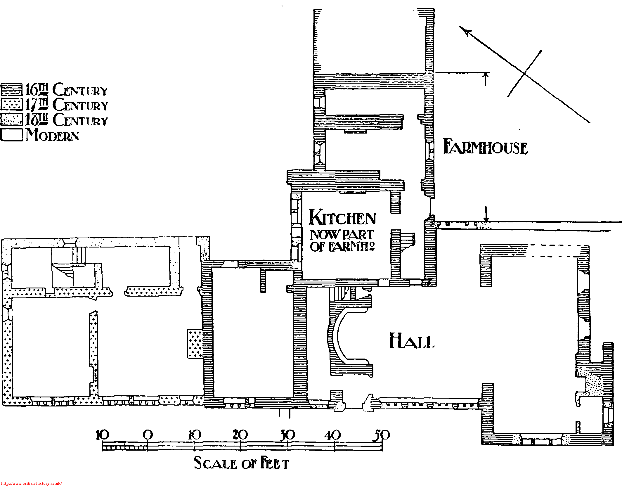 Wycoller Hall Plan